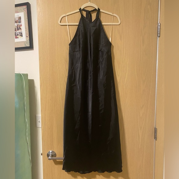 bebe Dresses & Skirts - SILKY BLACK BEBE DRESS